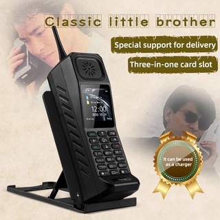 Mini Retro โทรศัพท์มือถือ H999 Dual SIM คลาสสิก Little Loud ลําโพง Strong ไฟฉายการสั่นสะเทือนวิดีโอวิทยุ FM MP3 MP4 โทรศัพท์มือถือ