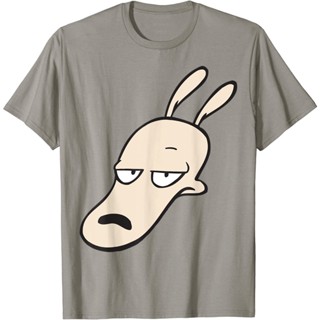 เสื้อยืดคอกลม แขนสั้น ผ้าฝ้ายแท้ พิมพ์ลาย Rockos Modern Life Hehe สําหรับผู้ชายS-5XL