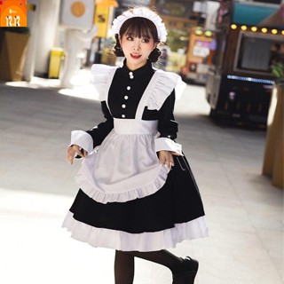 ❈✁▽] Japanese Gothic Lolita Cosplay Costume Princess Dress Girl Maid เครื่องแต่งกายคอสเพลย์ การ์ตูนอะนิเมะ