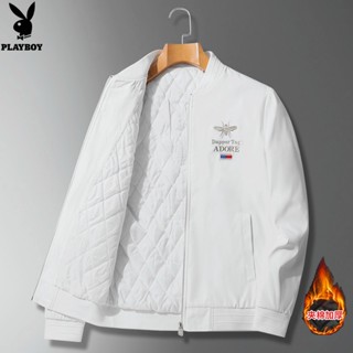 PLAYBOY Letter Embroidered Jacket Padded Cotton Jacket