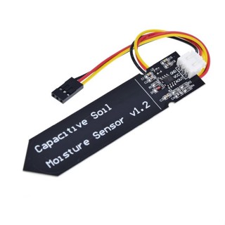 เซ็นเซอร์วัดความชื้นในดิน Capacitive soil moisture sensor Corrosion Resistant wide voltage wire for arduino