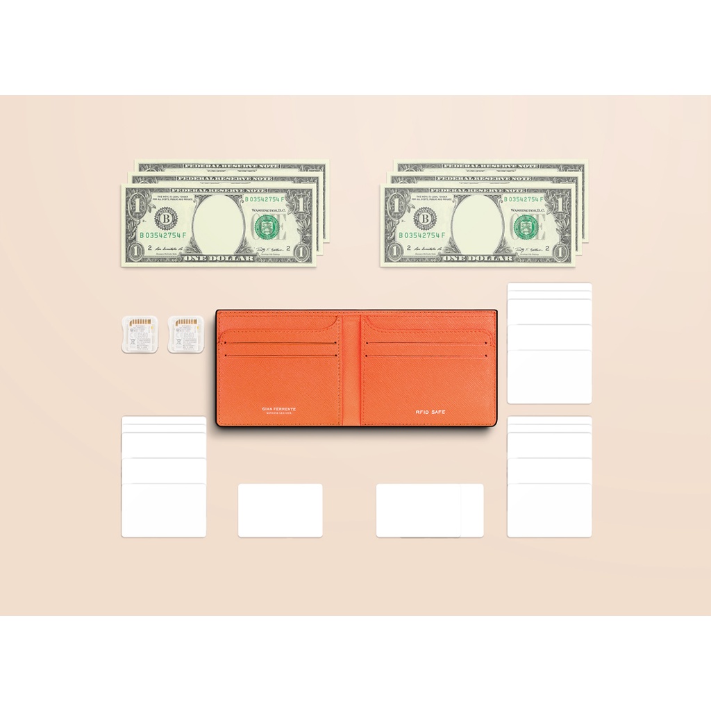 Saffiano Slim Wallet GF Collection
