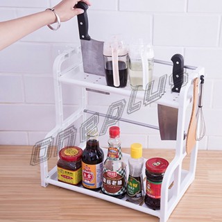 ชั้นวางเครื่องครัวอเนกประสงค์ พลาสติก ประกอบง่าย ประหยัดพื้นที่ / Kitchen Shelf &amp; Cut board stand