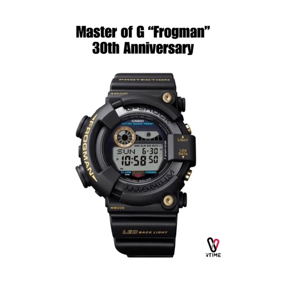 G-SHOCK นาฬิกาข้อมือ รุ่น GW-8230B-9A Frogman 30th Anniversary