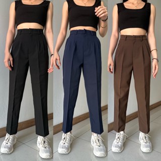 กางเกงทรงบอย ขา 9 ส่วน รุ่น Baby Boy Pants มี 5 สีให้เลือก