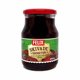 Pickled beetroot sliced jar 370g - Felix