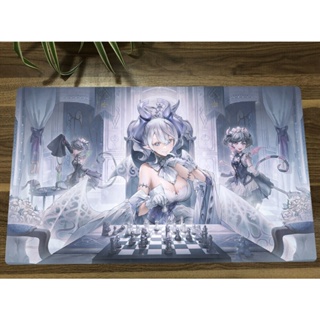 แผ่นรองเมาส์ ลายการ์ตูนอนิเมะ YuGiOh Labrynth of the Silver Castle Playmat CCG TCG สําหรับเล่นเกมส์