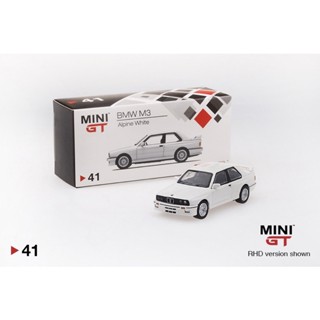 MINI GT BMW M3 (E30) Alpine White RHD available (RHD version - MGT00041-R)