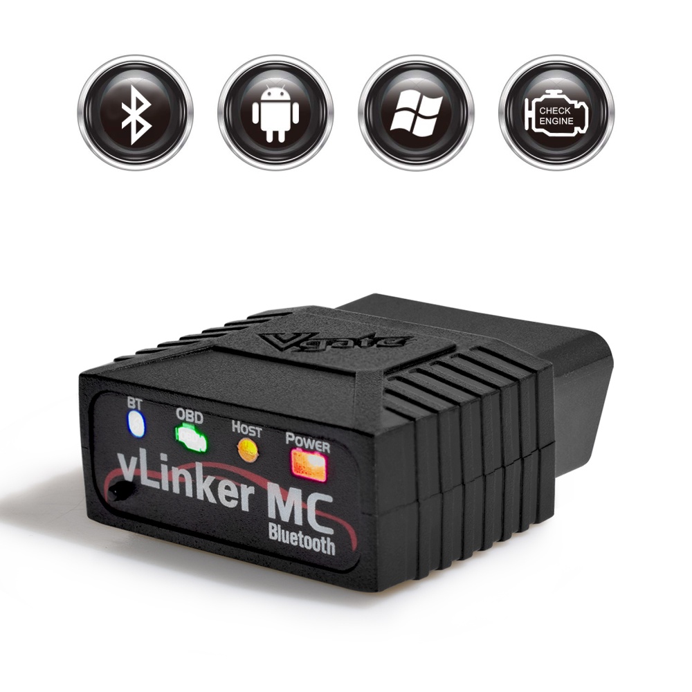 [พร้อมส่งจากไทย] Vgate vLinker MC+BLE Top of ELM327 Bluetooth 4.0 Scanner Car Diagnostic And Coding 