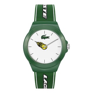 LACOSTE Neocroc Holiday Capsule รุ่น LC2001269  นาฬิกาข้อมือผู้หญิง สายซิลิโคน สีเขียว หน้าปัด 42 มม.