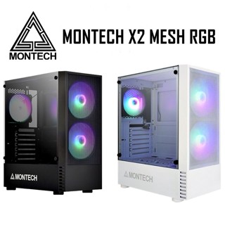 CASE (เคสเกมมิ่ง) MONTECH X2 MESH RGB ATX-Tower Gaming Case ,Tempered Glass