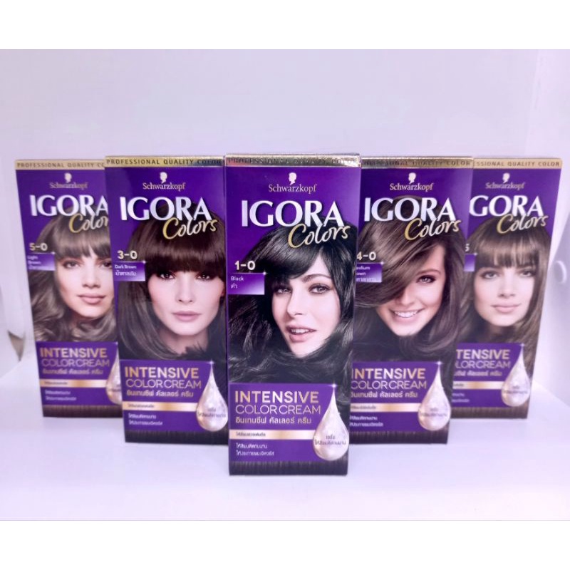 Schwarzkopf Igora Color Intensive Color Cream ชวาร์สคอฟ อีโกร่า คัลเลอร์ อินเทนซีฟ คัลเลอร์ ครีม 40ม