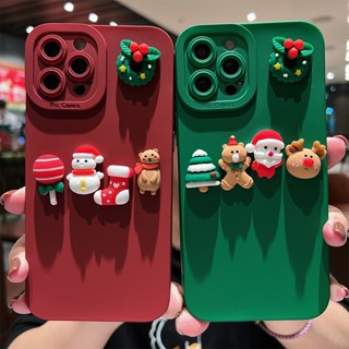 เคสโทรศัพท์มือถือ ลายน่ารัก 3D สําหรับ POCO X3 NFC Pro C3 M3 11 LITE Redmi 9 9C 9T 9A 9 8 8A Note 8 9 9S 9C NFC 10 pro10S 11 11S MI 11 Ultra 11T 11T Pro DIY Tpu เคสคริสต์มาส