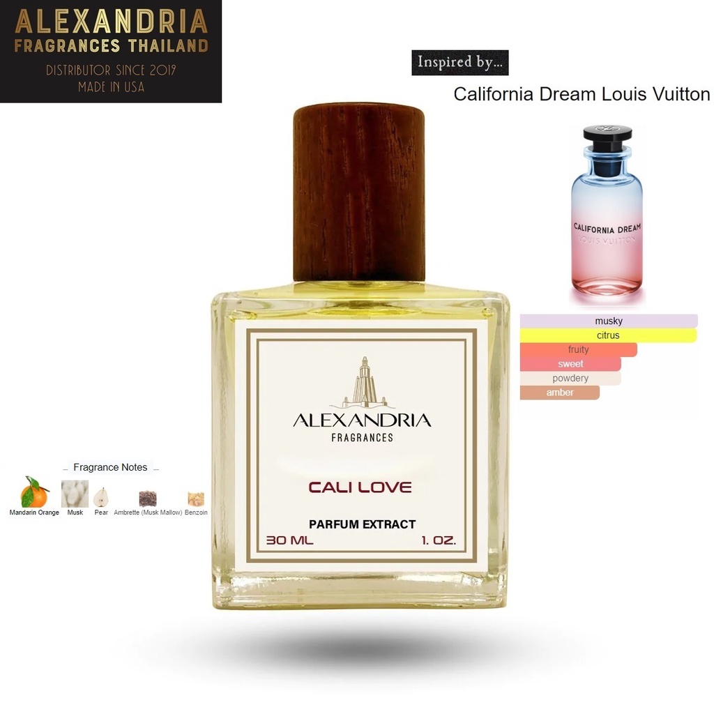 Alexandria Fragrances: Cali Love Inspired By Louis Vuitton California Dream นํ้าหอมขวดใหม่ของแท้/คละไซส์