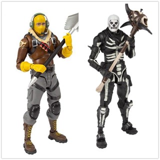 ตุ๊กตาฟิกเกอร์ Game Fortnite Skull Trooper Raptor ของเล่นสําหรับเด็ก