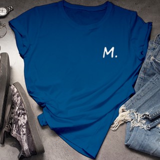 Tee เสื้อยืดสีขาวผู้ชาย แฟชั่นเกาหลีเสื้อยืดลําลองที่เรียบง่ายสําหรับผู้หญิงเสื้อยืดคอกลม unisex .4Q