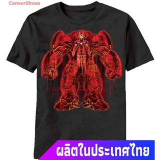 Tee เสื้อยืดยอดนิยม Marvel Mens Avengers Age Of Ultron Machine Within T-Shirt Popular T-shirts