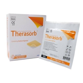 Therasorb Foam 1 กล่อง(10แผ่น)/ขนาด10x10cm.โฟมปิดแผล/ผลิตภัณฑ์ที่ใช้ในโรงพยาบาล