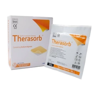 Therasorb Foam 1 กล่อง(10แผ่น)/ขนาด10x10cm.โฟมปิดแผล/ผลิตภัณฑ์ที่ใช้ในโรงพยาบาล
