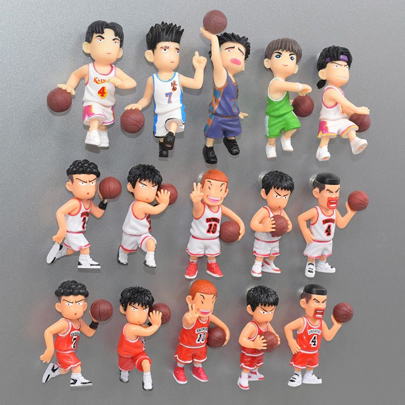 ตุ๊กตาแม่เหล็กนักบาส Slam Dunk Magnet แม่เหล็กติดตู้เย็น3D ติดบอร์ด