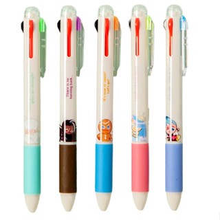 CookIe Run Kingdom Ball-Point Pen 5pcs Set ชุดปากกาลูกลื่น ลายคุกกี้ 4 สี 5 ชิ้น