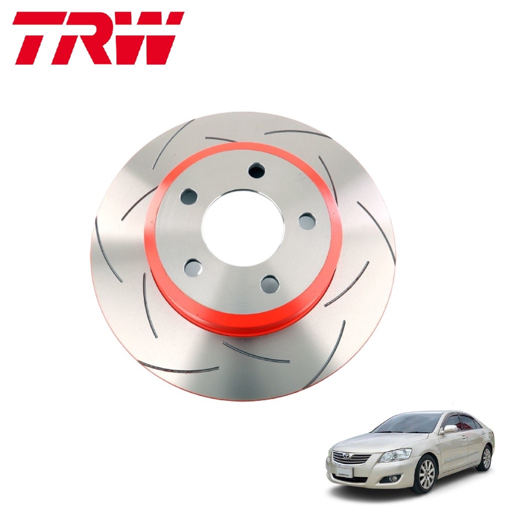 TRW XPS จานเบรค (หน้า-หลัง) TOYOTA CAMRY ACV40 ปี 2007-11 CAMRY ACV50 ปี 2012-2018 จานเบรกแต่ง