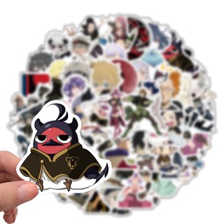 พร้อมส่ง Black clover  แบล็กโคลเวอร์ sticker สติกเกอร์กันน้ำรูปแบบที่แตกต่างกัน 50ชิ้น