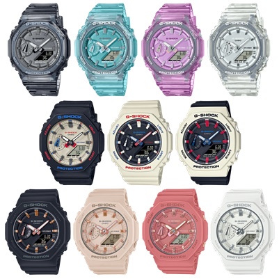 GShock Mini l GMA-S2100 Series l GMA-S2100SK,GMA-S2100-1A,GMA-S2100-4A,GMA-S2100-4A2