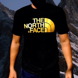 THE NORTH เสื้อยืดคู่รัก แขนสั้น ผ้าฝ้าย แนวสตรีท ลำลอง กีฬา