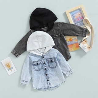 Hipster jean hoodie เสื้อฮู้ดยีนส์ใส่แนวๆ #เสื้อเด็ก #เสื้อกันหนาว #เสื้อผ้าเด็ก