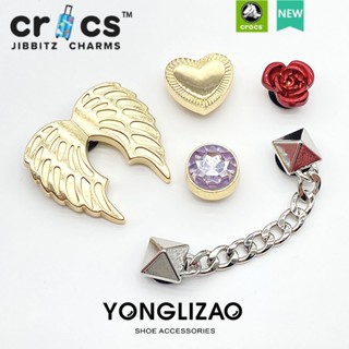 jibbitz crocs charms ตัวติดรองเท้า แท้  จิ๊บบิทซ์โลหะ เซ็ต 5 ชิ้น