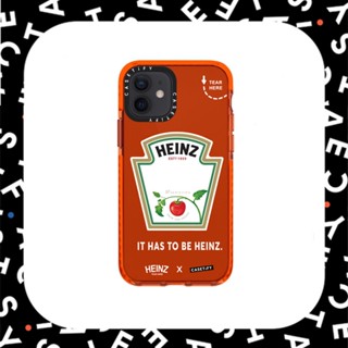 เคสโทรศัพท์ซิลิโคน TPU แบบนิ่ม ลาย Casetify Heinz Ketchup สําหรับ iPhone 7 8 X XS XR 11 12 13 14 Plus Pro Max