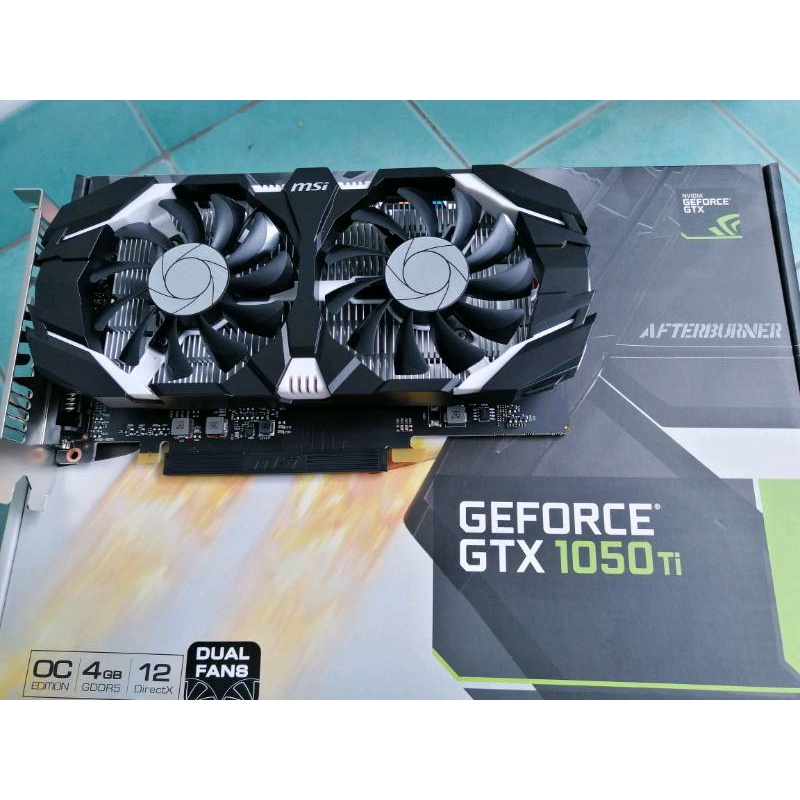 MSI GeForce GTX 1050 TI 4GT OCV1, 4GB, GDDR5