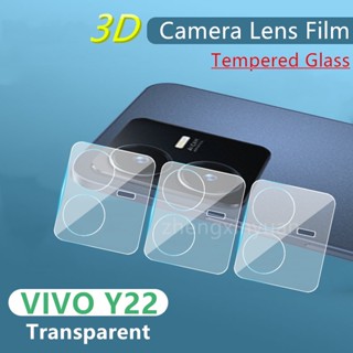 ฟิล์มกระจกนิรภัยกันรอยเลนส์กล้อง 3D สําหรับ VIVO V22 4G Y16 Y77E VIVOY22 2022 1-3 ชิ้น