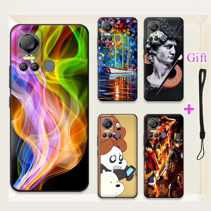 ITEL Vision 5 S663LC S18 S663L TPU ซิลิโคนนุ่มทาสีเคสโทรศัพท์สําหรับ ITEL Vision 5 S663LC S18 S663L