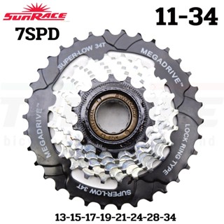 ร้านไทย เฟืองเกลียวจักรยาน SUNRACE mtb,MFM4S 7SPDสปีด 13-34T(มีกล่อง)