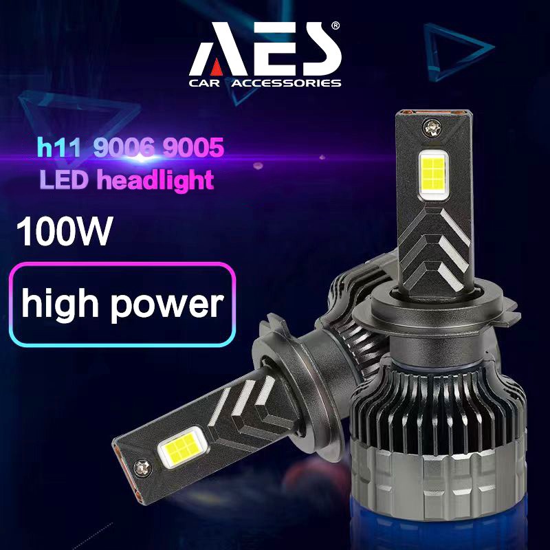 ไฟหน้า Turbo LED P5 HB3 HB4 H7 H11 100 วัตต์กําลังสูง