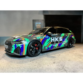 โมเดลรถ 1:18 Audi RS6 C8 HKS by Kilowork