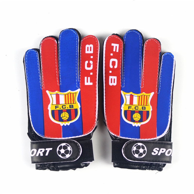 LOCAL Kids Goalkeeper Gloves Football Club Soccer Futsal Sports Equipment Training Glove Kelab Bola Sepak Size Budak #5