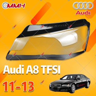 ฝาครอบเลนส์ไฟหน้า สําหรับ Audi A8 11 12 13 เลนส์ไฟหน้า ฝาครอบไฟหน้า ไฟหน้ารถยนต์ ไฟหน้าสําหรับ ฝาครอบไฟหน้าตรงรุ่น ฝาครอบเลนส์  headlamp cover ไฟหน้า โคมไฟหน้า ฝาครอบเลนส์