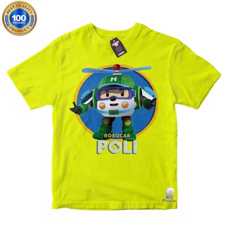 เสื้อยืด พิมพ์ลาย Robocar POLI สําหรับเด็ก