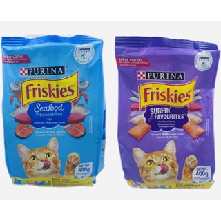 Friskies ฟริสกี้ส์ อาหารแมวเม็ด สำหรับแมวโต ทุกสายพันธ์ ขนาด 400 กรัม