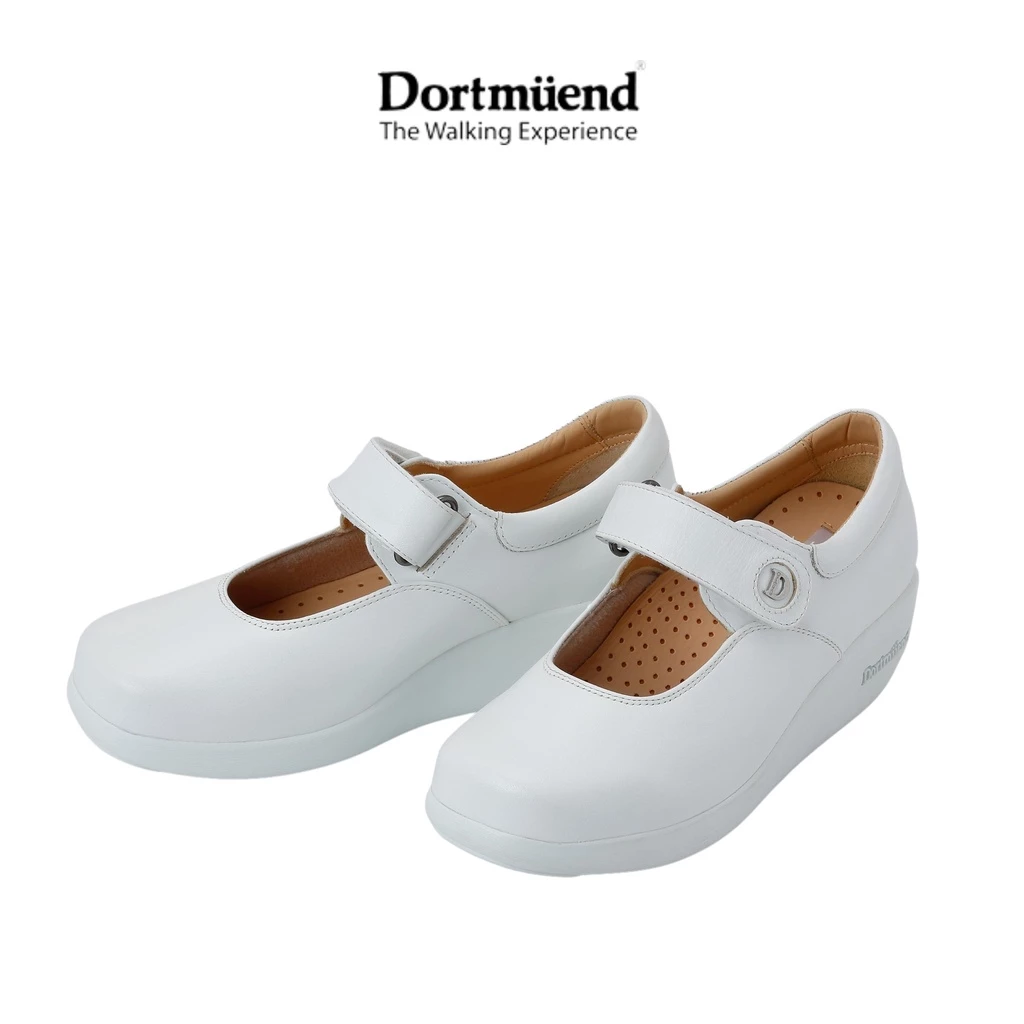 Dortmuend Pro Series Sarah JS903 002-000 White รองเท้าสุขภาพ รองเท้าหมอ รองเท้าพยาบาล สำหรับผู้ที่ยืน-เดินนาน