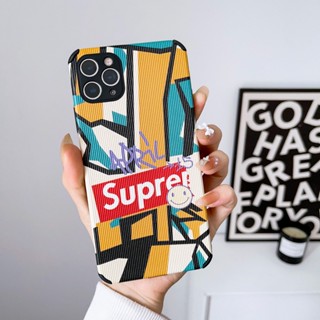 เคสโทรศัพท์มือถือหนังนิ่ม กันกระแทก แบบเต็มเครื่อง ลาย Superme สําหรับ Samsung S21 Ultra S22 S21 S20 S10 S9 S8 Plus S20 FE Note10 Plus Note20 Ultra Note8 9 10 Lite S10 Lite