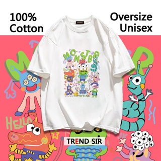 พร้อมส่ง🚀เสื้อยืด oversize เสื้อ cotton 100 unisex เสื้อยืดคอกลม เสื้อยืดเกาหลี เสื้อยืดแขนสั้น เสื้อผ้าแฟชั่น เสื้อยืด