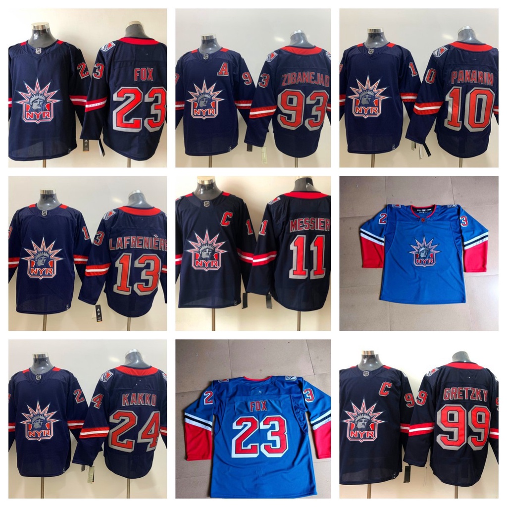 NHL New York Rangers Reverse Jersey Rangers Hockey Jersey fox Reverse Jersey
