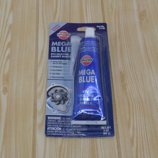 mega blue กาวฟ้า กาวประกอบเครื่อง ใช้ได้ทั้งรถยนต์และมอเตอร์ไซค์