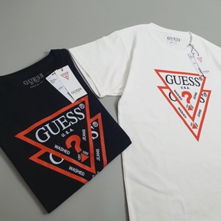 เสื้อยืด พิมพ์ลาย Guess DOUBLE BRANDED นําเข้าพรีเมี่ยม