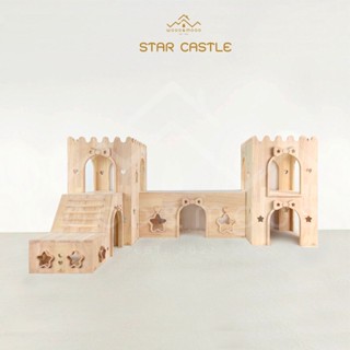 Star Sweet Castle  ปราสาทสำหรับสัตว์เลี้ยง กระต่าย ชินชิล่า แมว [WOOD&amp;MOOD]