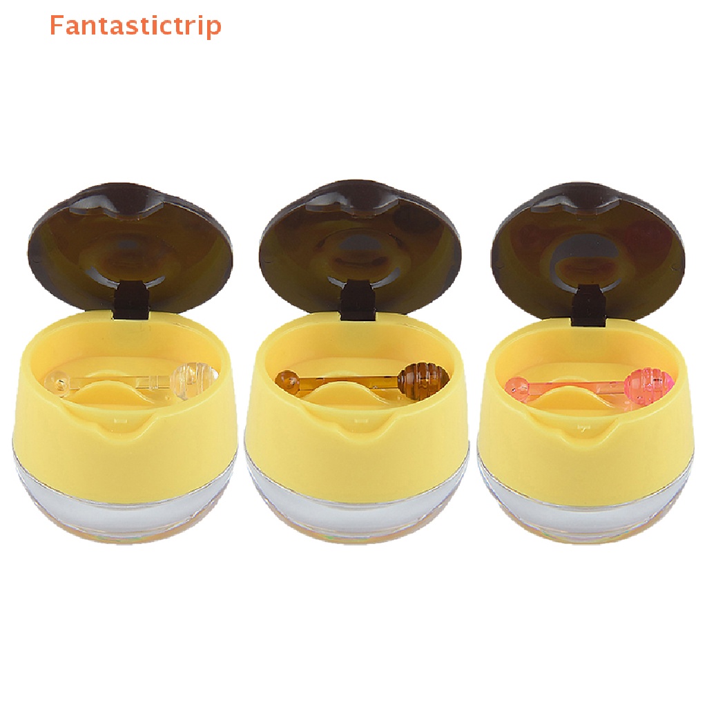 Fantastictrip 1 ชิ้น 6 กรัม ขวดลิปฟิล์มเปล่า พร้อมช้อน ลิปบาล์ม ที่ว่างเปล่า แฟชั่นบรรจุขวด